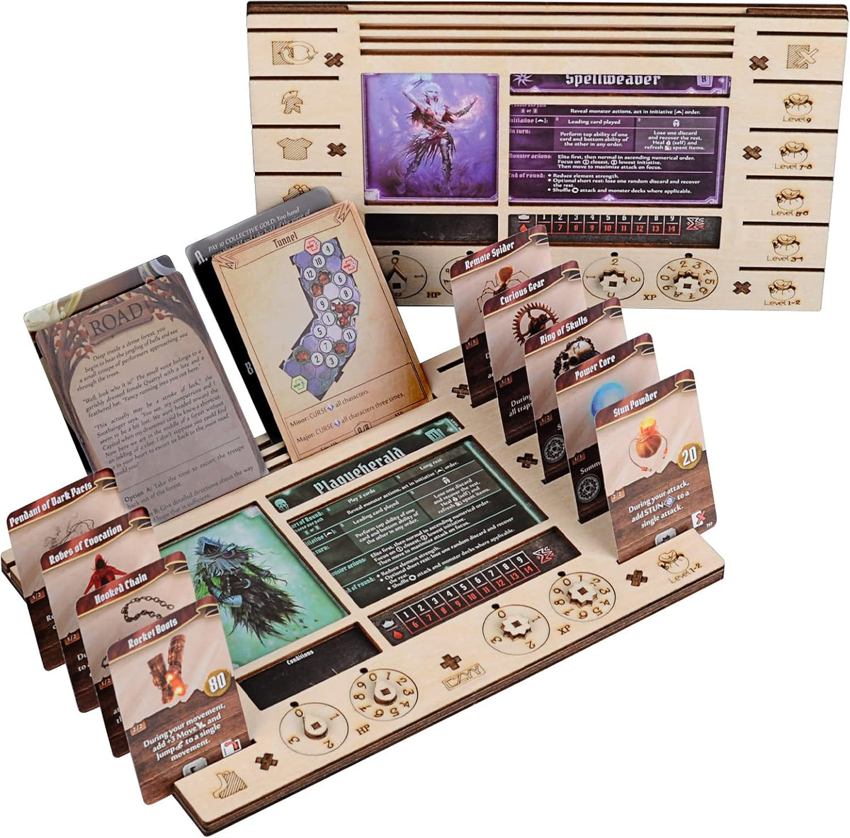 CZYY player dashboard front view showing wooden board design