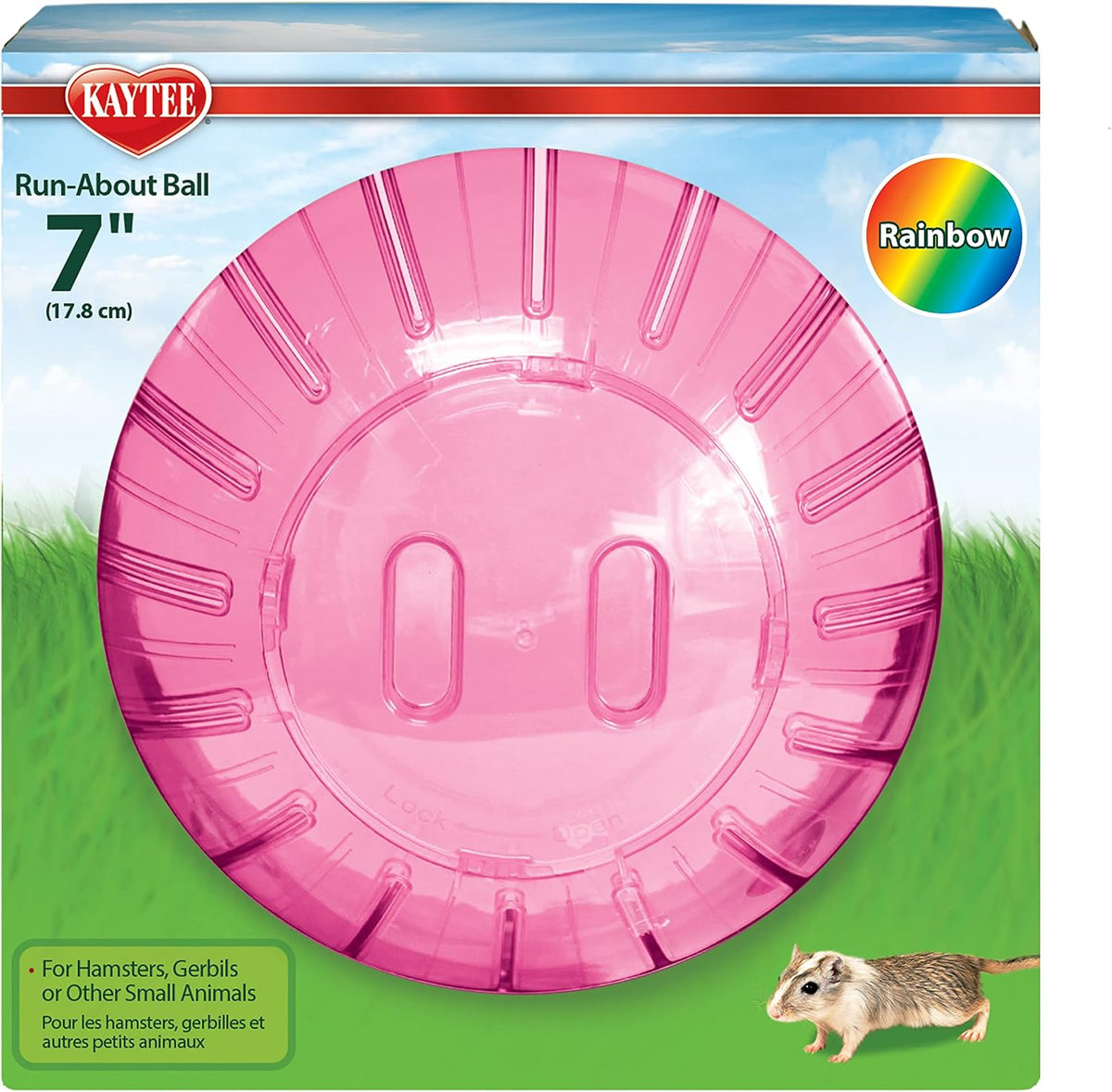 Kaytee five inch clear plastic exercise ball for pet mice