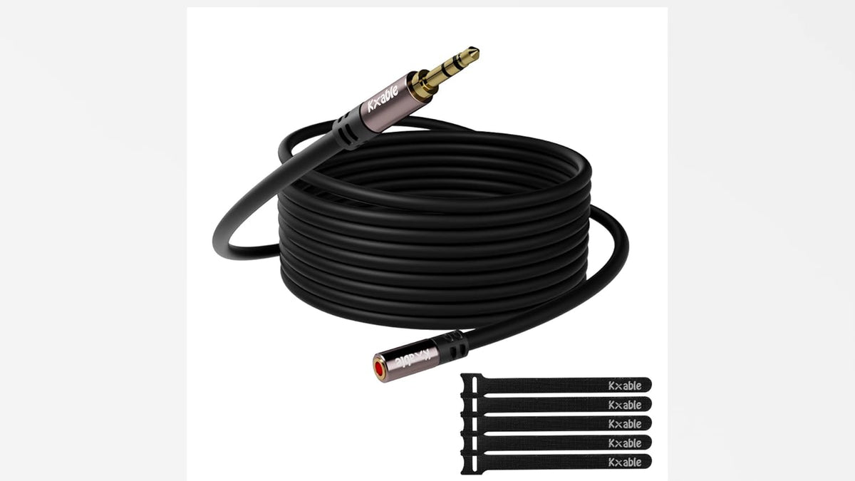 Kxable audio cable in professional black finish