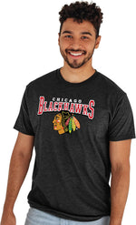 Blue 84 NHL Unisex-Adult NHL Officially Licensed T-Shirt Heathered Black - Image 12