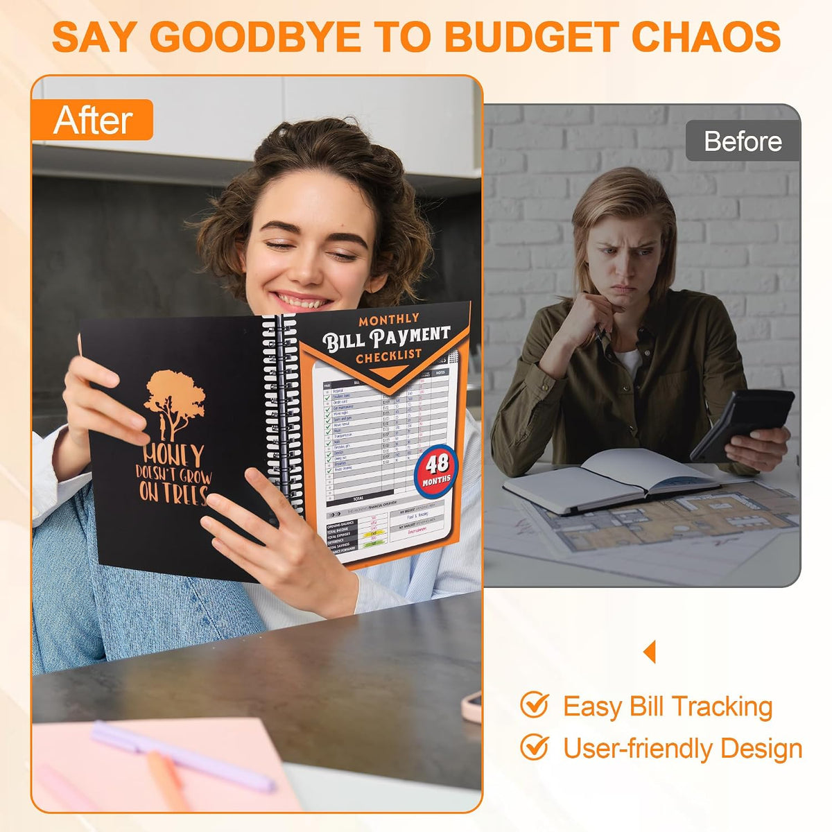 Notewells household budget logbook yearly summary page