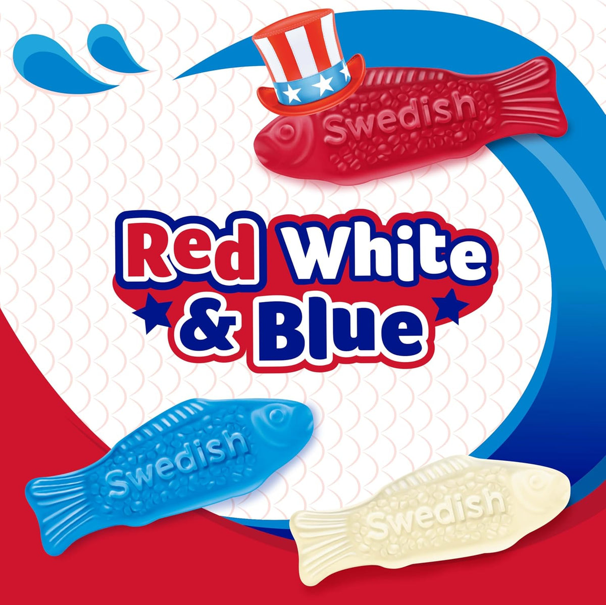 Back packaging view of Swedish Fish Mini showing ingredients and nutritional facts