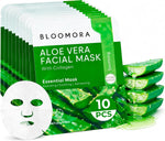 Overnight Collagen Face Mask, Hydrogel & Low Molecular Deep Collagen Mask, Glass Skin Face Mask, Collagen Mask Overnight + Firming & Elasticity, Hydrating Face Masks 34g*4ea, Face Masks Skincare Pack - Image 14