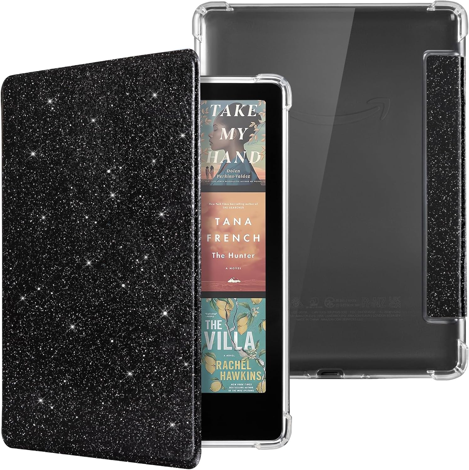 CoBak Kindle Paperwhite 12th Gen case front view with PU leather finish