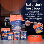 Nutrient dense hypoallergenic wet dog food add in case layout