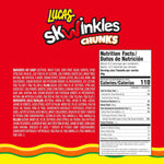Lucas Skwinkles sweet, sour, and spicy mango gummy chunks with tamarind filling close-up