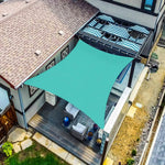 Infrange sun shade sail packaged with included PE rope and hardware