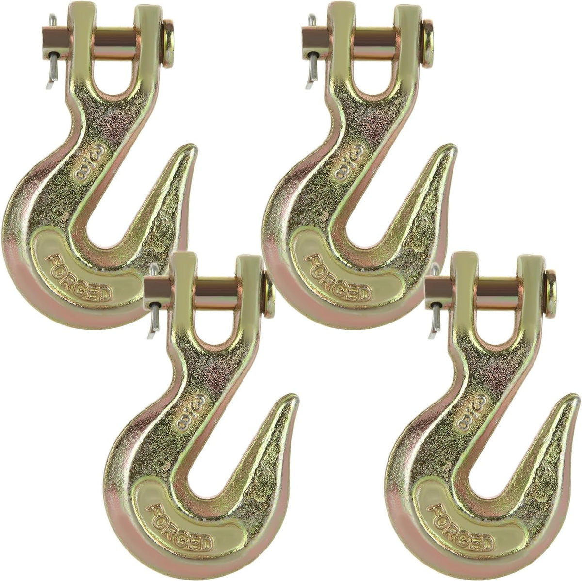 JMIATRY 3/8 Inch Clevis Grab Hook front view