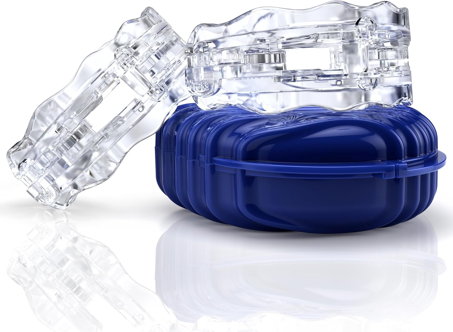 SilentZPro 2.0 – USA Designed FDA-Cleared Anti Snoring Mouthguards (Set of 2, Medium Size) – Fully Adjustable Anti Snore Mouthpieces with Patented Design for a Silent Night`s Sleep - Image 1