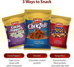 Grab and go snacks Toad-Ally Choczels arranged for display