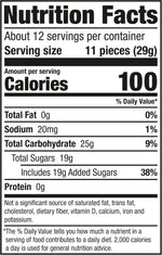 Jujyfruits assorted gummy candy mix highlighting the distinct shapes and vibrant fruit colors