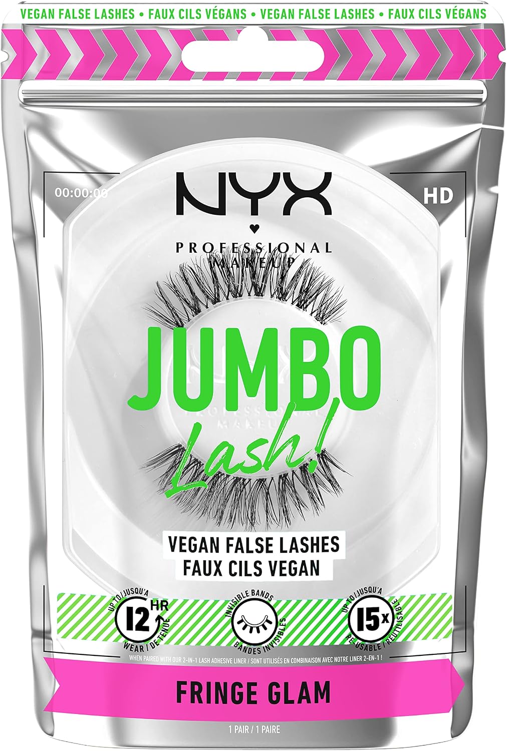 NYX PROFESSIONAL MAKEUP Jumbo Lash! 2-In-1 Eyeliner & Lash Adhesive - Baddest Black - Image 13
