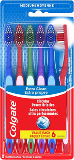 Colgate Extra Clean Medium Toothbrushes, 6 Pack - Image 13