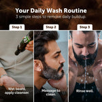 Detroit Grooming Co. men grooming beard wash texture shot