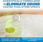 Pooph pet spray bottle held in hand