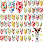 Weewooday 50 Pcs 4th of July Dog Bandanas Bulk for Patriotic American Striped Star Red White and Blue Independence Day Flag Scarf for Small Medium Large Outfit(Striped Star, 31.5 x 21.7 X21.7 Inch) - Image 9