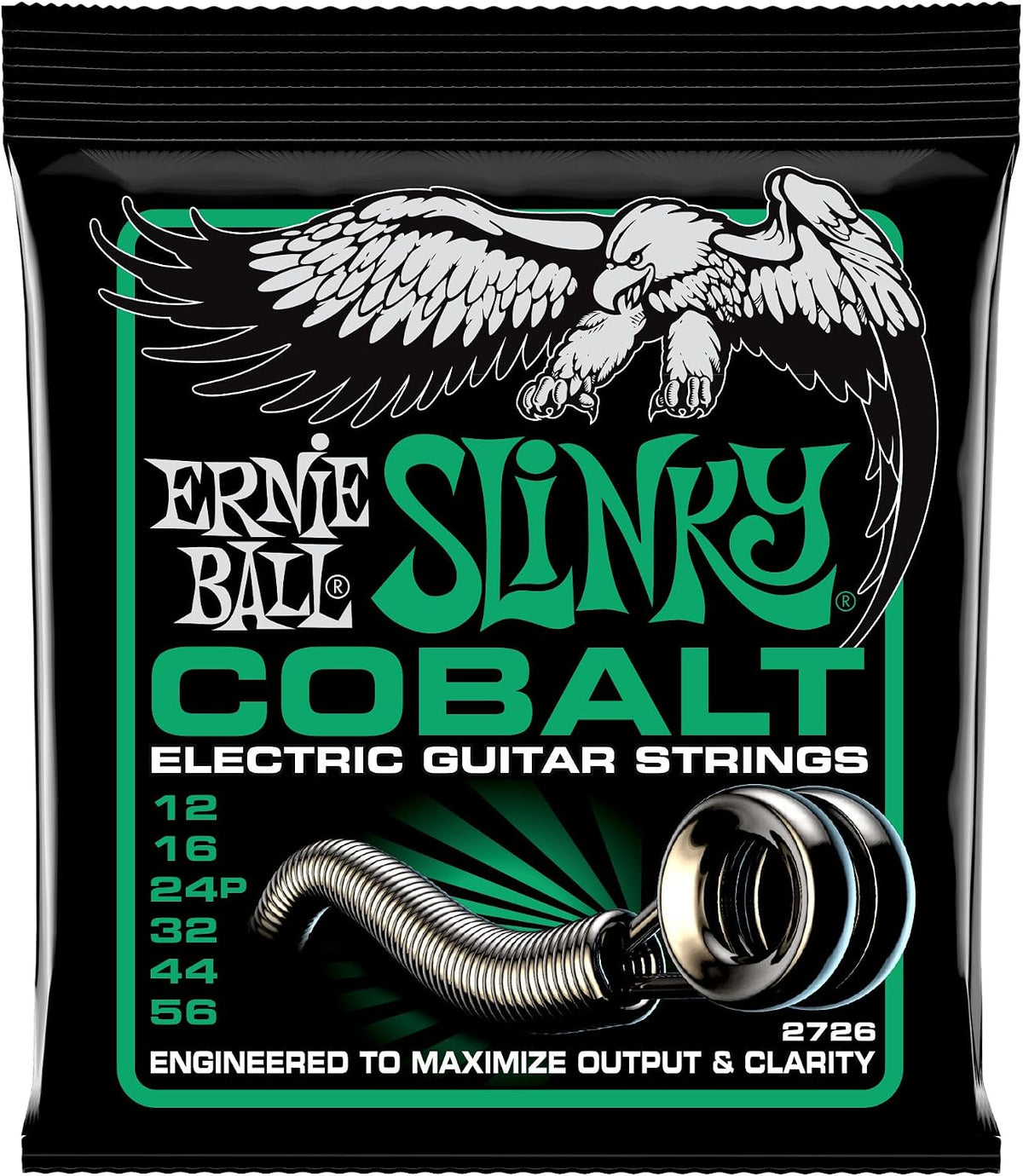 Ernie Ball 8-38 gauge string set close up