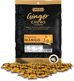 Back label of Bali's Best Turmeric Ginger Chews detailing ingredients and Halal certification.
