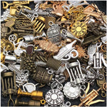 Wocraft mixed metal flower charms in packaging overview