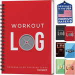 Workout Planner for Daily Fitness Tracking & Goals Setting - A5 Size, 6" x 8", Charcoal Gray - Men & Women Personal Home & Gym Training Diary - Log Book Journal - by Workout Log Gym - Image 10