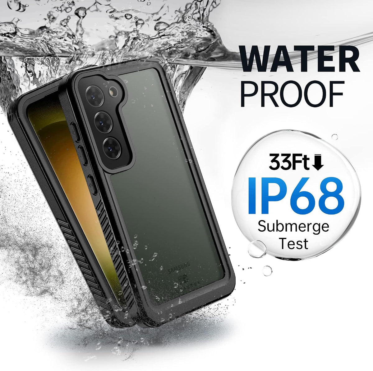 BEASTEK Samsung Galaxy S23 rugged case back angle