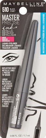 Maybelline metallic eyeliner precision brush tip close up