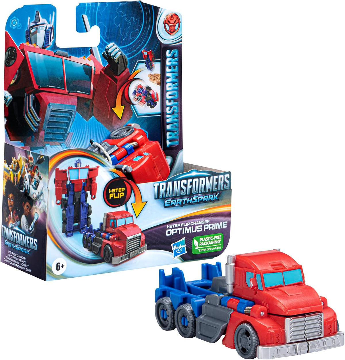 Transformers EarthSpark Optimus Prime in truck mode