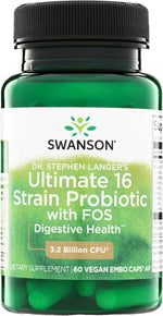 Swanson Dr. Langer's 16-Strain Probiotic with Prebiotic FOS for Gut Health - Image 10