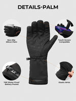 ORORO winter warming gloves highlighting stretch fit fabric
