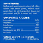 N Bone puppy teething rings nutritional information label