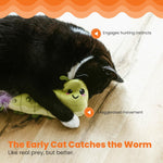 Catstages Wiggle Worm toy packaging and design