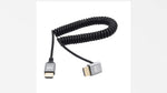 Packaging view of the authentic USA imported RIIEYOCA ultra high definition HDMI coiled cable.