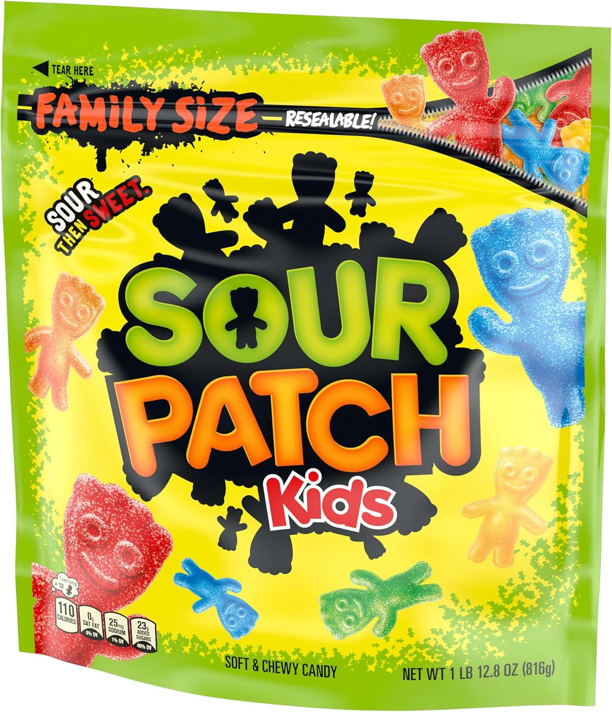SOUR PATCH KIDS Soft & Chewy Gummy Candy, Family Size, Bulk Candy, 1.8 lb - Image 13