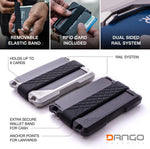 Dango D03 card holder showing integrated rail system capacity