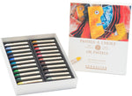 Sennelier oil pastel set angled view showcasing brand label