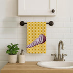 Caroline's Treasures basketweave dishcloth folded display
