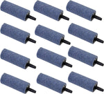 Aquaneat aquarium pump accessories 12 piece set of grey aerator stones