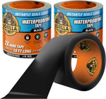 GORILLA Waterproofing Tape, Permanent, Black, 4" x 10', 1-Pack | Weather Resistant Seal for Leaks & Repairs, Air & Moisture Barrier, Bonds Metal, Plastic, Wood, Rubber & Vinyl - Image 11