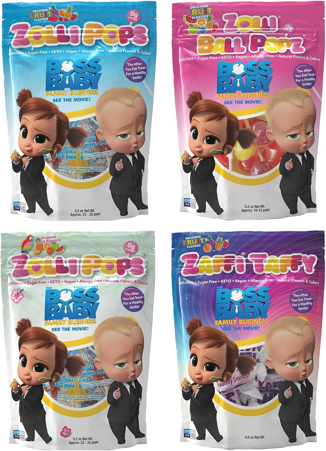 Zollipops Clean Teeth Pops Sugar Free Candy with Xylitol, Dye-Free Lollipops - Keto & Diabetic-Friendly, Dentist-Approved Treats for Kids (Natural Fruit Flavors, 1lb Tub) - Image 15