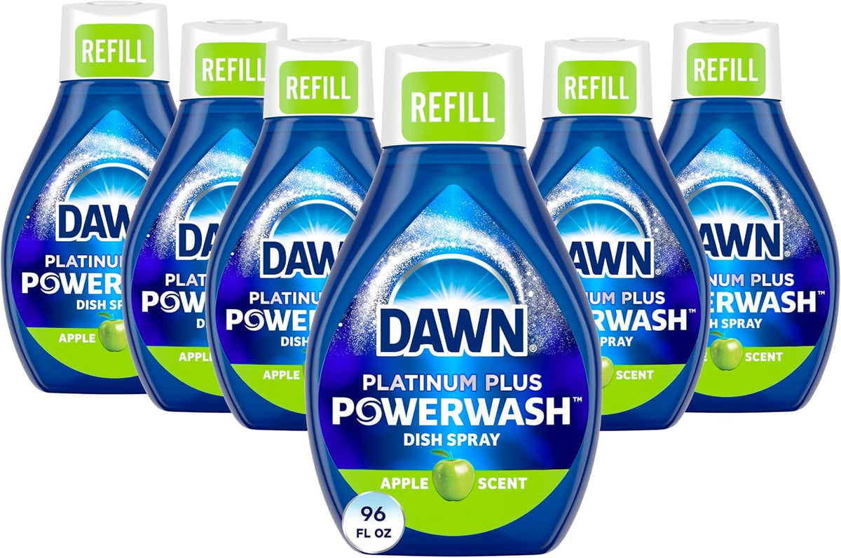 Dawn Powerwash Spray, Dish Soap, Dishwashing Liquid, Cleaning Supplies, Fresh, 1 Starter Kit + 1 Refill, 32 Fl Oz - Image 14