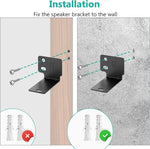 WALI Soundbar Wall Mount Bracket for Bose SoundTouch 300, 500, 700 and 900 (BSM002), Black - Image 7