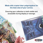 Acid-free polypropylene comic sleeve stack