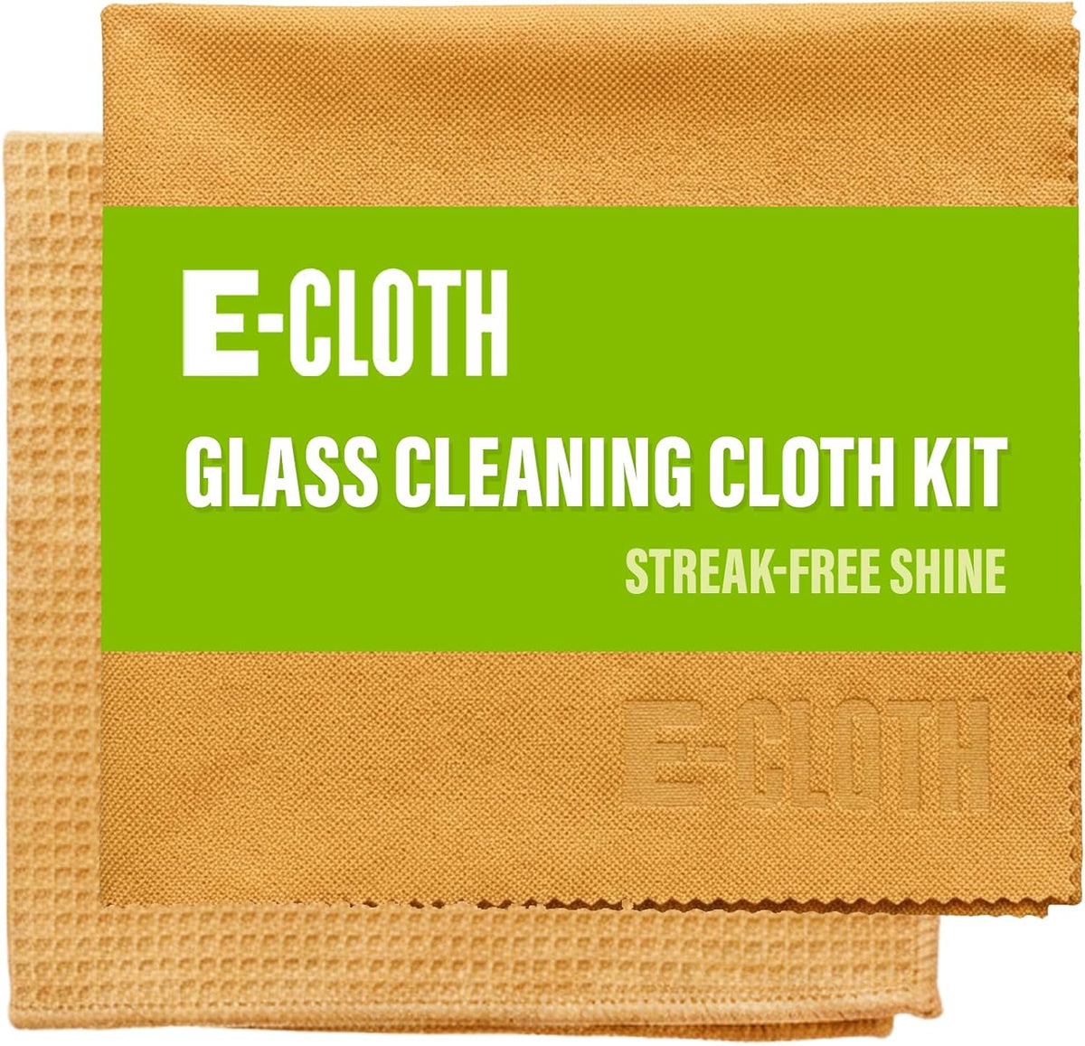 E-Cloth Microfiber Window Cleaning Cloth Kit - Glass Cleaning Cloth for Windows, Mirrors, Cars, Lenses, Eyeglasses, & More, Streak Free Clean, Machine Washable Reusable Towel - Green - Image 11