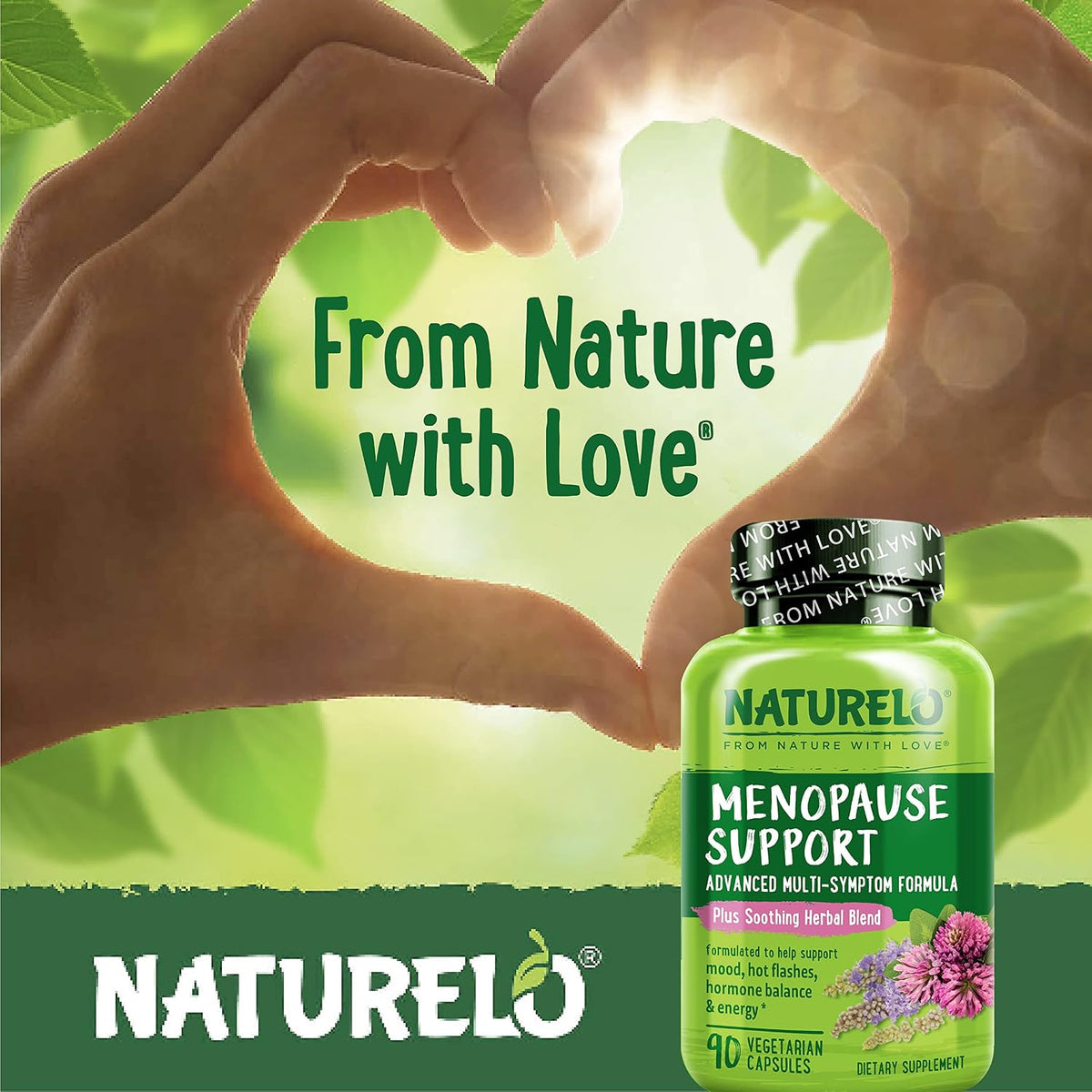 Naturelo supplement bottle back panel view