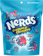 Nerds, Juicy Gummy Clusters, Strawberry Punch, Juicy and Gummy Candy, 1 Stand up Bag, for Snacking and Sharing, 7.2 Ounce - Image 12