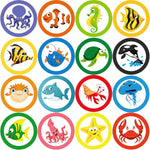 Woanger ocean animals potty training toilet targets front view