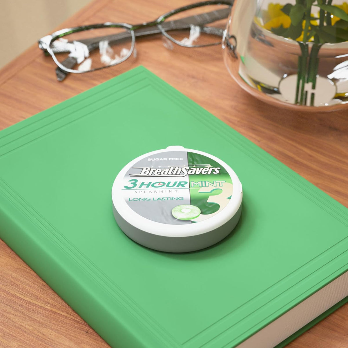 Breath Savers 1.27 ounce sugar free mint tin layout