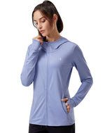 Soothfeel Women's UPF 50+ Sun Protection Hoodie Jacket Lightweight Long Sleeve Sun Shirt for Women with Pocket Hiking Outdoor - Image 11
