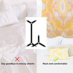 SCYROX fitted sheet holder straps triangle design