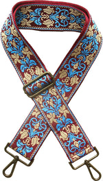 Yiaizhuo ethnic 2 inch wide women purse strap replacement front view